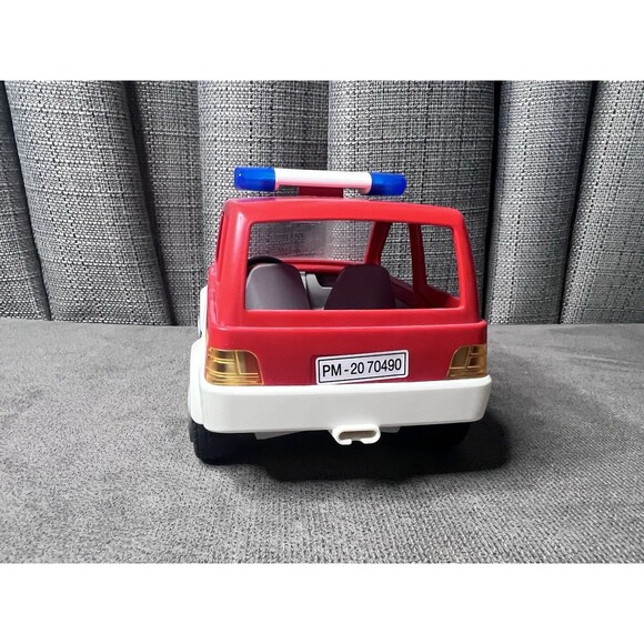 Playmobil Figures Fireman Soccer Ambulance Horses Chair Dishes Lot - Picture 6 of 13